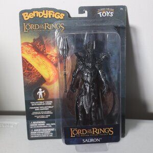 BENDYFIGS LORD OF THE RINGS SAURON NOBLE TOYS 2021 8” Figure NEW